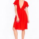Plunging In Dress