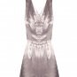 Large Silver Playsuit In Satin