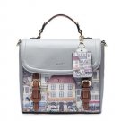 M Plus Dreamy Town Handbag - Grey