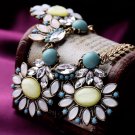 Neon Yellow Flower Collar
