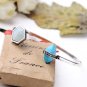 Blue Stone Crystal Decor Bracelet