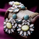 Neon Yellow Flower Collar