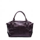 Wine Red Modern Lady Stone Line Tote
