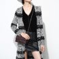 100% Lamb Skin Weave Pattern Leather Mini Skirt - S