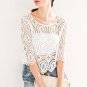 White Pre-Fall Water Lace Top - S/M