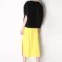 Smiley Face Pleated Material Top - Black