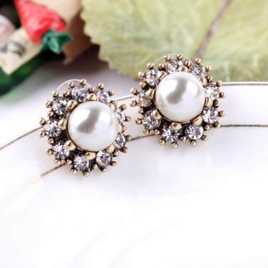 Crystal Moon Earrings