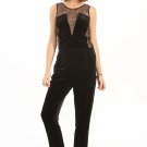 Charming Velvet Jumpsuit - XS