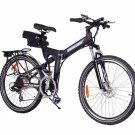 X-Cursion Folding Electric Mountain Bicycle - Lithium Powered (Black)