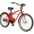 Clearwater Beach Electric Cruiser Bicycle (Red)