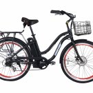 Malibu Beach Cruiser Electric Bicycle (Black)