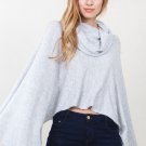 Cape It Coming Poncho in Black