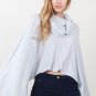Cape It Coming Poncho in Black