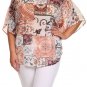 Plus Size Floral Print Top