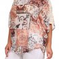 Plus Size Floral Print Top