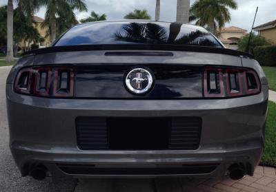 Mustang 2013 - 2014 FULL kit head & tail precut vinyl smoked tinted (17 pieces)