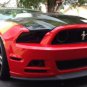 Mustang 13-14 HEADLIGHT vinyl Front kit smoked tinted 6 piece $5 refund avail