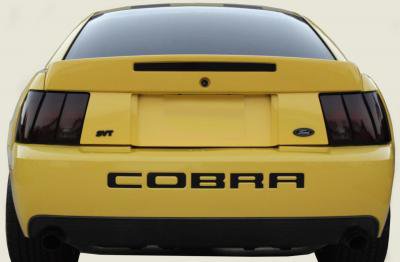 Mustang COBRA smoked tinted tail light covers vinyl 03 04