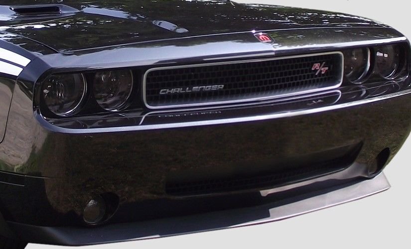 Challenger 08-14 HEADLIGHT vinyl black out Front kit smoked tinted covers