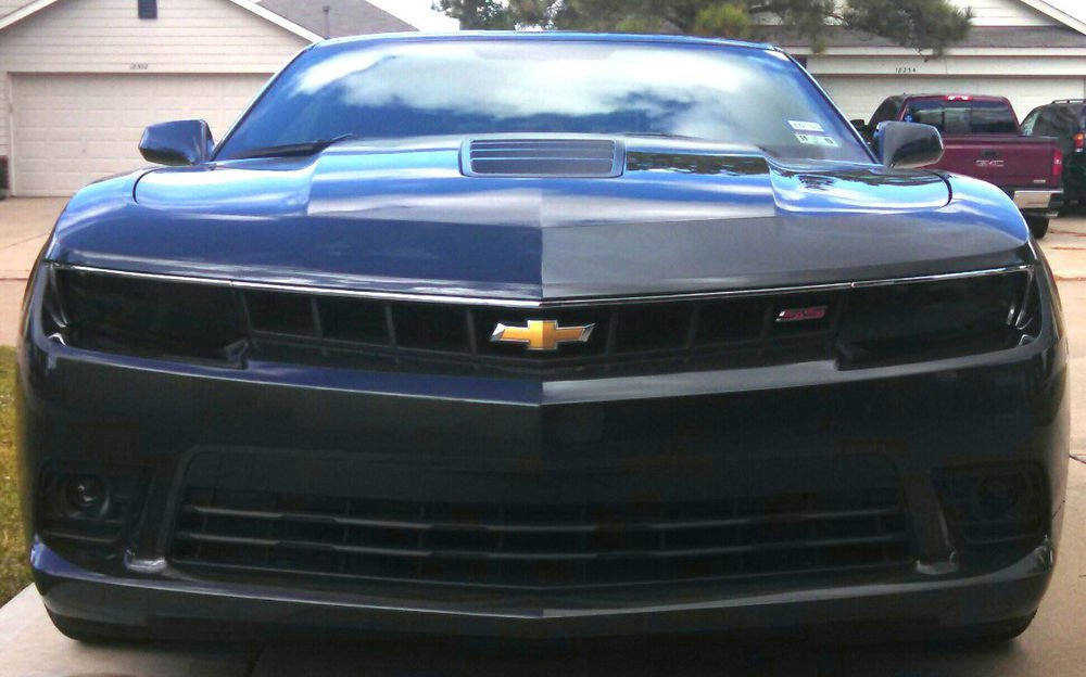 1415 CAMARO smoked tinted precut vinyl HEADLIGHT and TAIL LIGHT covers