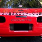 CORVETTE C4 13 piece smoked tinted tail light covers vinyl 91 92 93 94 95 96