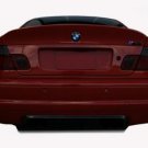 00-06 BMW 3 (coupe) tinted smoked vinyl overlays tail light covers E46