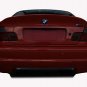 00-06 BMW 3 (coupe) tinted smoked vinyl overlays tail light covers E46