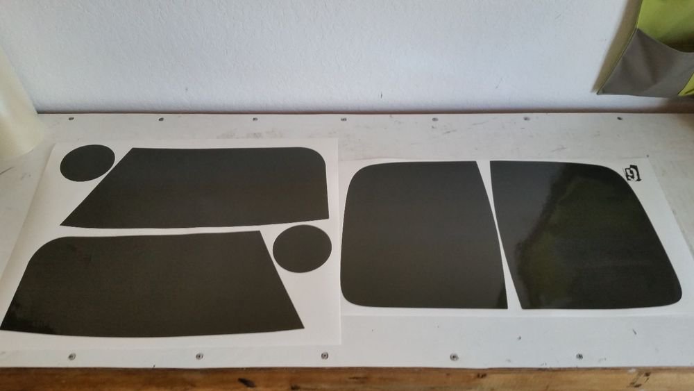 04-08 Ford F150 FULL headlight + tail light kit tint vinyl smoked precut covers