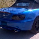 Honda S2000 00-08 smoked tinted tail light covers vinyl