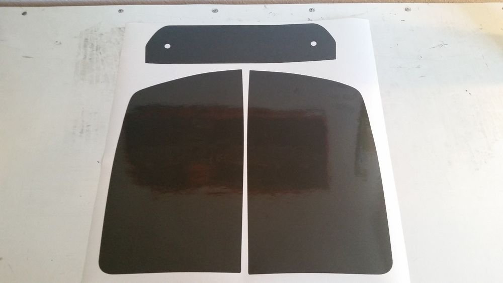 02-06 Dodge Ram precut tail light tint vinyl smoked covers -$5 refund available