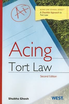 Acing Tort Law by Shubha Ghosh (2012, Paperback, Revised)