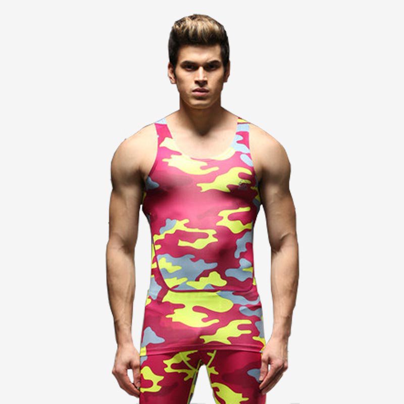Men's Base Layer Tights Fitness Running Soccer Training Sports Tanks BX2015002