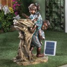 Whimsical Children Fountain-Solar