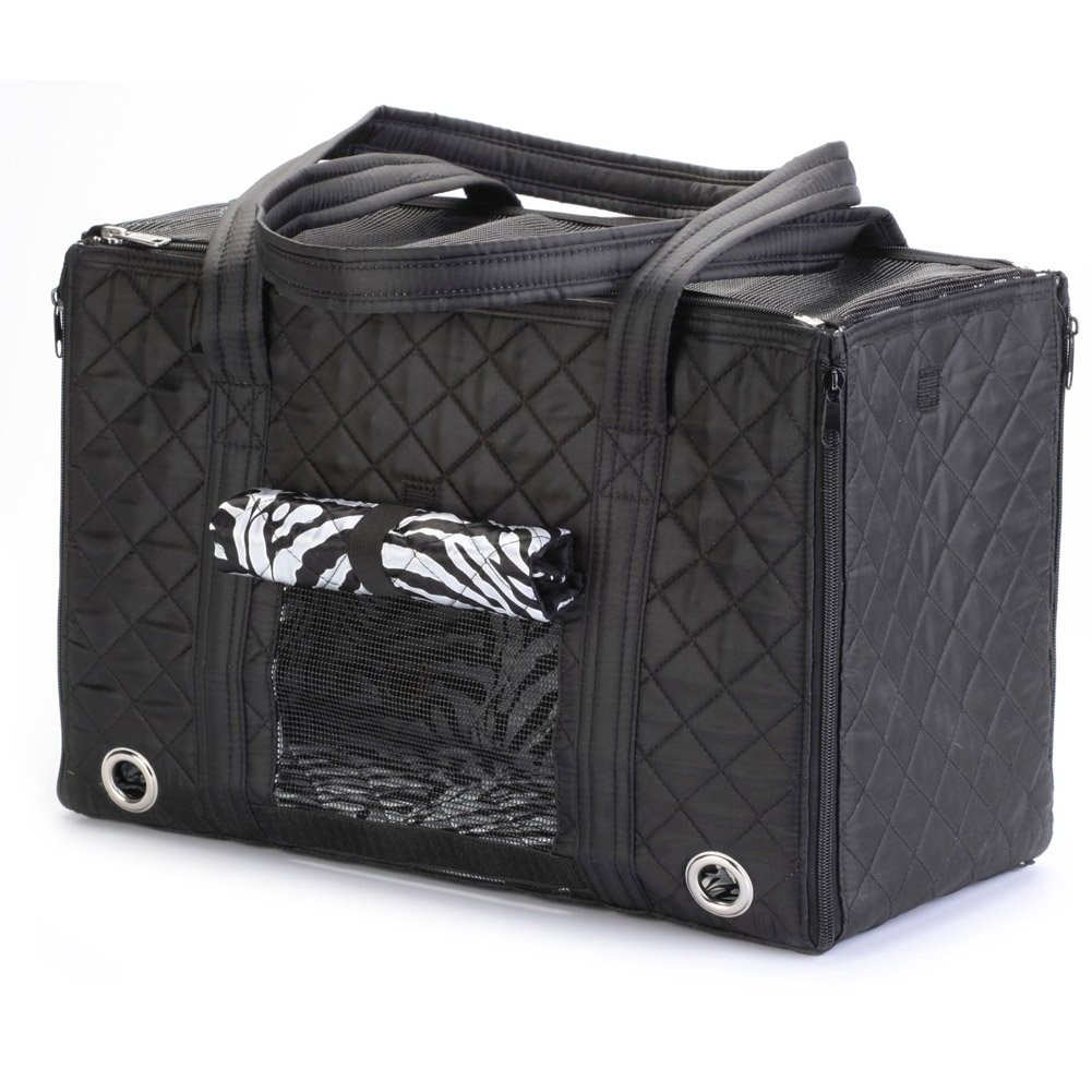 Sherpa Park Tote Pet Carrier, Small, Black (55100)
