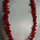 Vintage Genuine Branch Coral Beads Necklace wt Sterling Silver Clasp & Chain