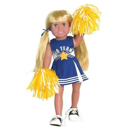 Doll Clothes Fit AG 18" Blue Cheerleader Springfield Made For American