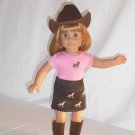 Pink and Brown Cowgirl Ensemble Made To Fit 18 Inch American s Girl Dolls