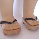 Doll Clothes AG 18" Sandals Japanese Wooden Made To Fit American Girl Dolls