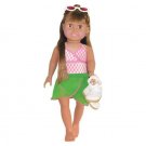 Springfield® Swimsuit and Sarong Made To Fit American Girl 18 Inch Dolls