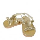 Doll Clothes AG 18" Sandals Shoes Gold Springfield Made For American Girl Dolls