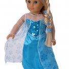 Frozen Elsa Inspired Dress Manufactured To Fit American Girl 18 Inch Dolls