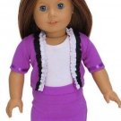 Doll Clothes AG 18" Skirt Top Jacket Made To Fit American Girl Dolls