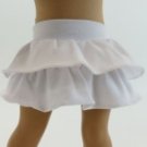 Doll Clothes Ag 18" Skirt Ruffled Tiered White Made For American Girl Dolls