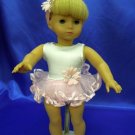 Doll Clothes Fit AG 18" Pink Ballet Tights White Made For American Girl Dolls