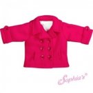 Sophia's® Fuschia Peacoat  Made To Fit American Girl 18 Inch Dolls