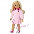 Doll Clothes AG 18" Dress Pink by Sophia Made To Fit American Girl Dolls