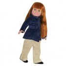 Doll Clothes Fit AG 18" Peacoat Navy Blue Made To Fit American Girl Dolls