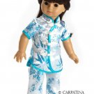 Doll Clothes AG 18" Chinese Bamboo PJ by Carpatina Made For American Girl Dolls