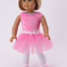 Doll Clothes Fit AG 18" Ballet Pink Tights Made For American Girl 18 Inch Dolls