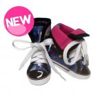 Doll Clothes Fit AG 18" Sneakers High Top Polka Dot Made For American Girl Dolls